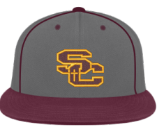 Gray and Maroon SC hat